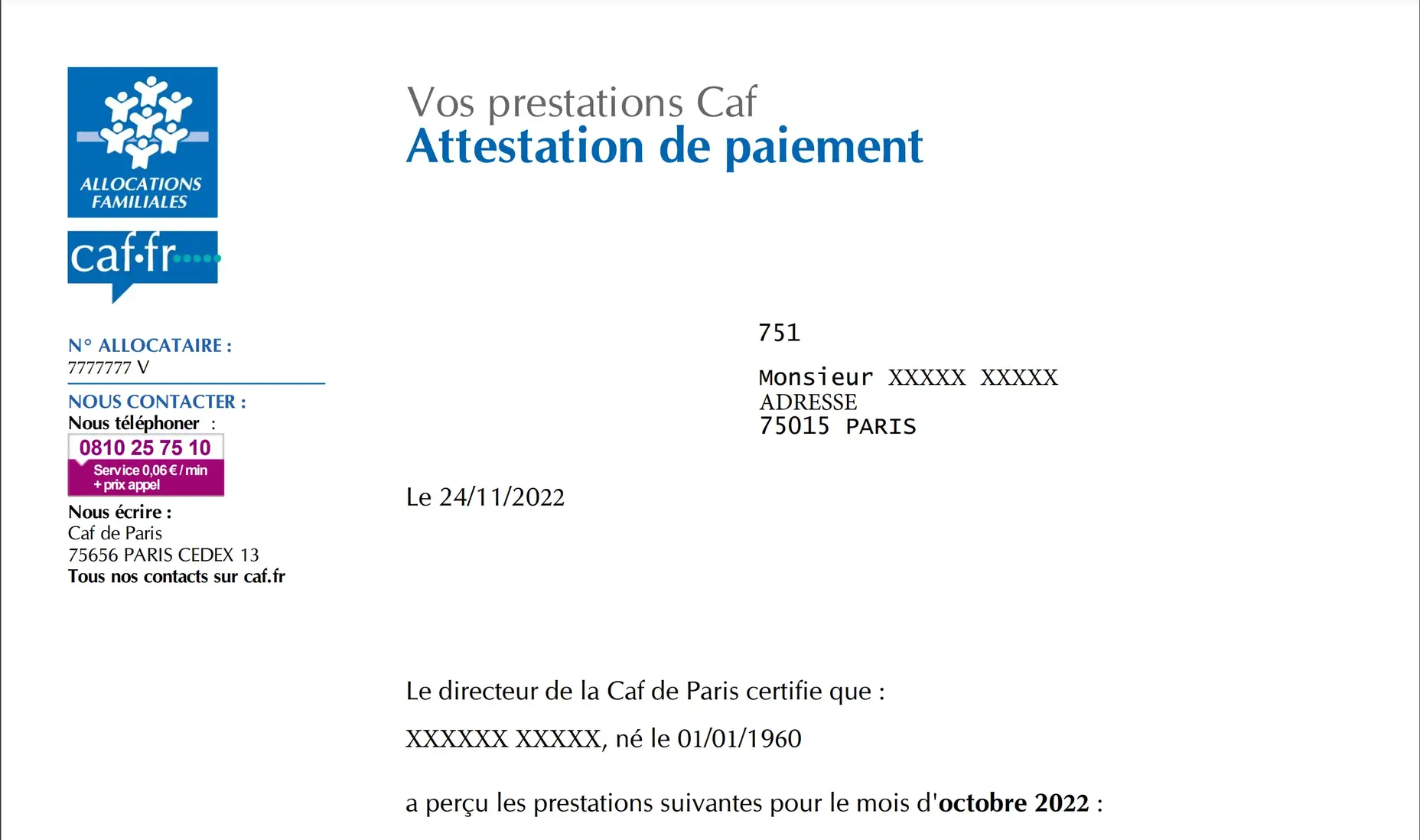 Les 4 clés pour vérifier une attestation de paiement CAF Dossier sécurisé